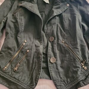 Patrizia Pete Jacket Olive Green Size 40